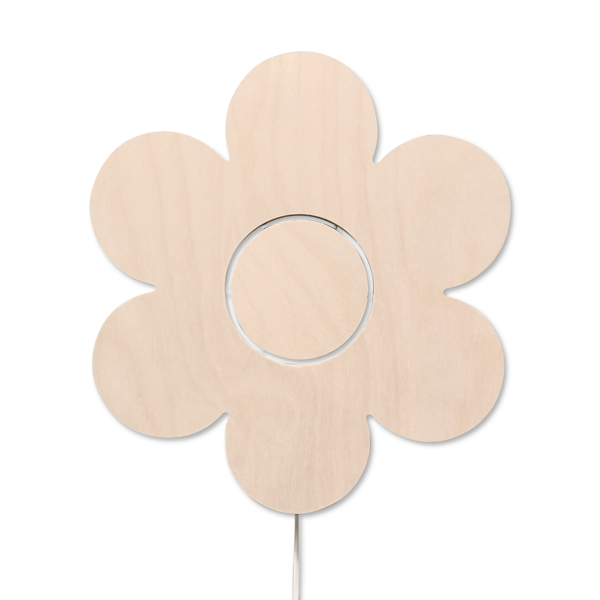 Wooden children’s room wall lamp | Flower - toddie.com