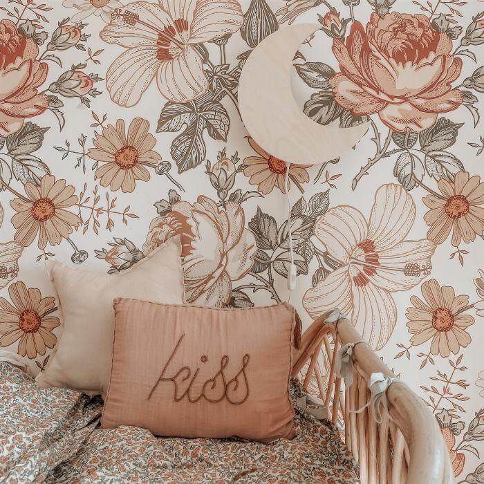 Wooden children’s room wall lamp | Moon - Plywood - toddie.com