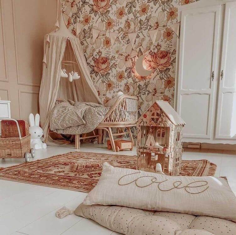 Wooden children’s room wall lamp | Moon - Plywood - toddie.com