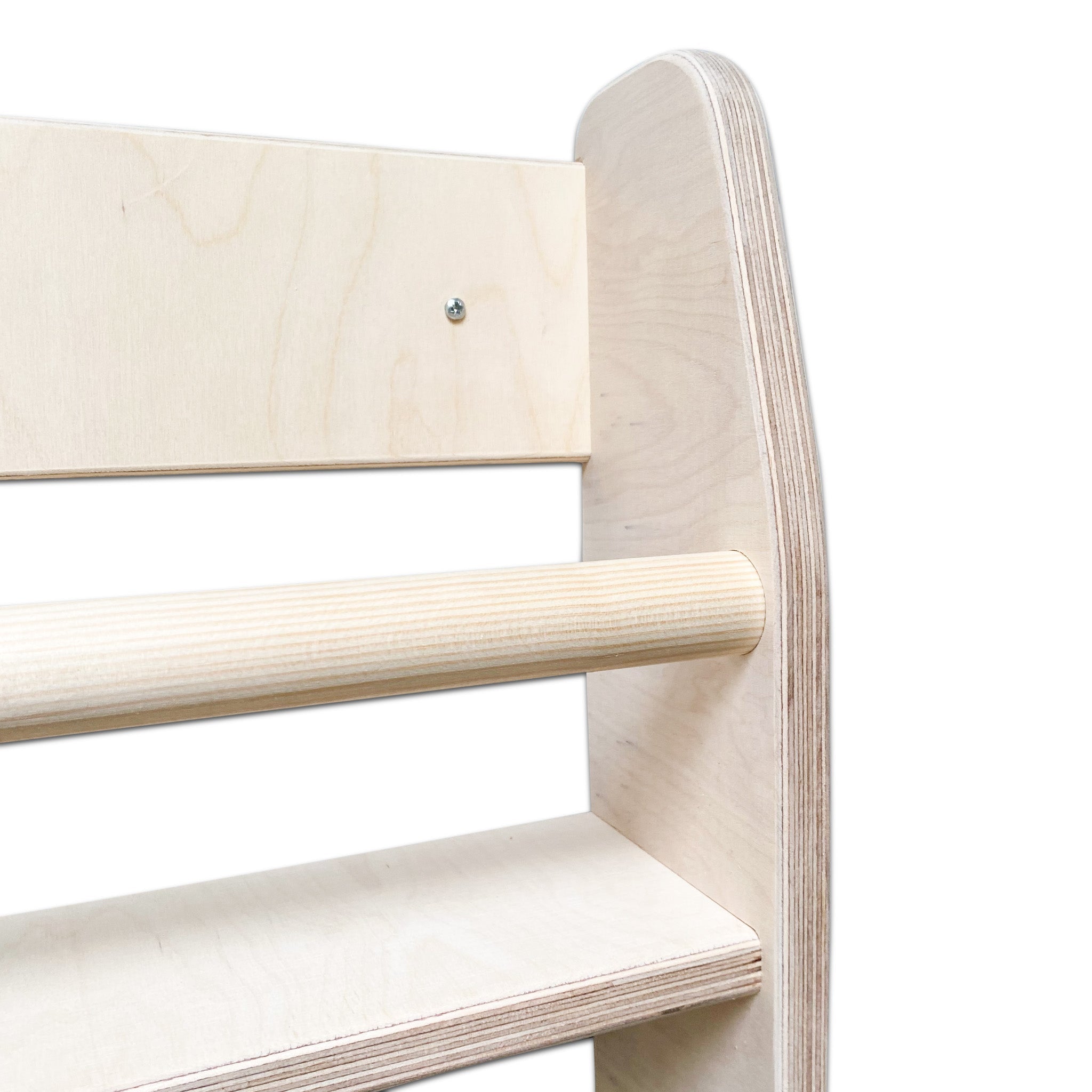 Montessori children's room bookshelf | 4 shelves - natural
