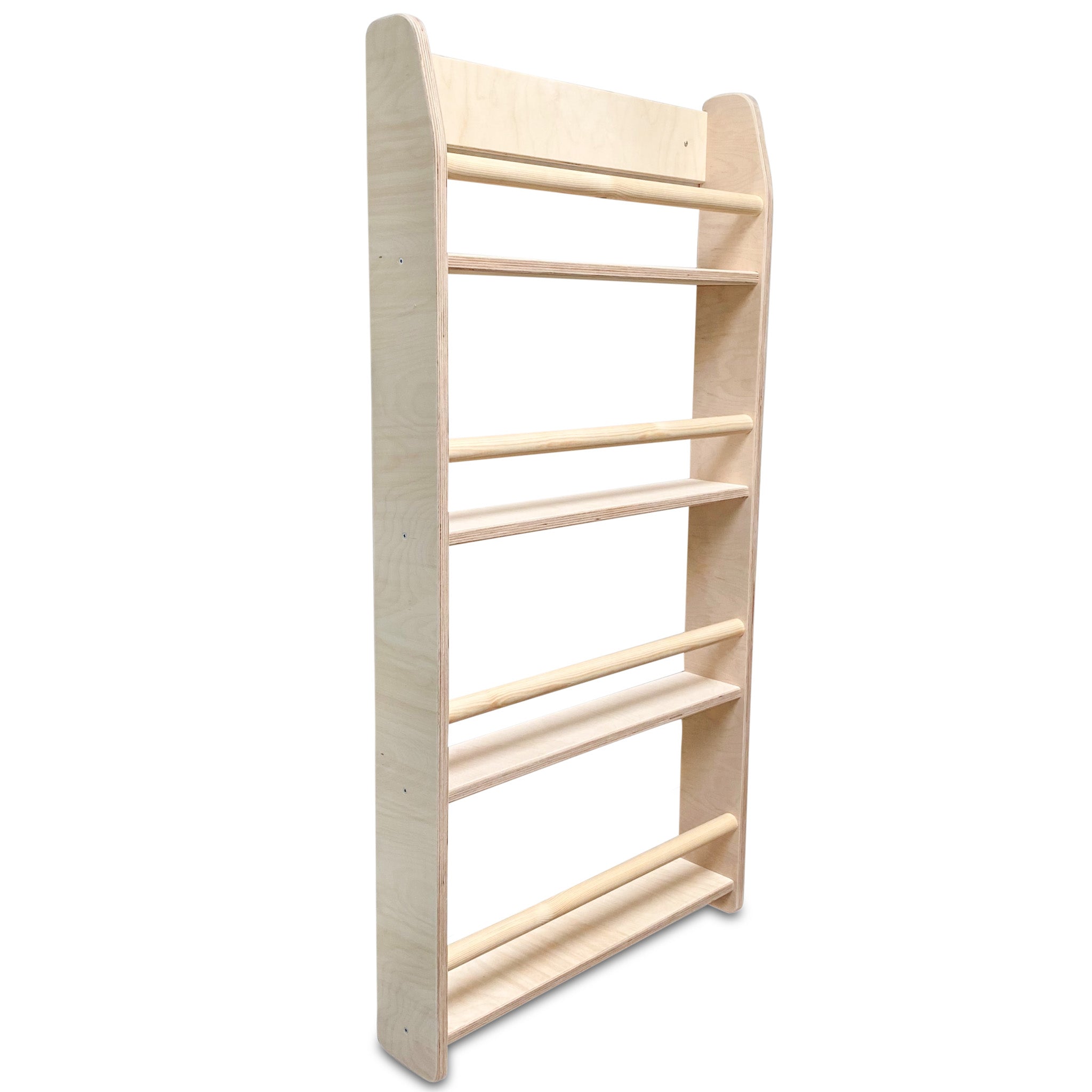 Montessori children's room bookshelf | 4 shelves - natural