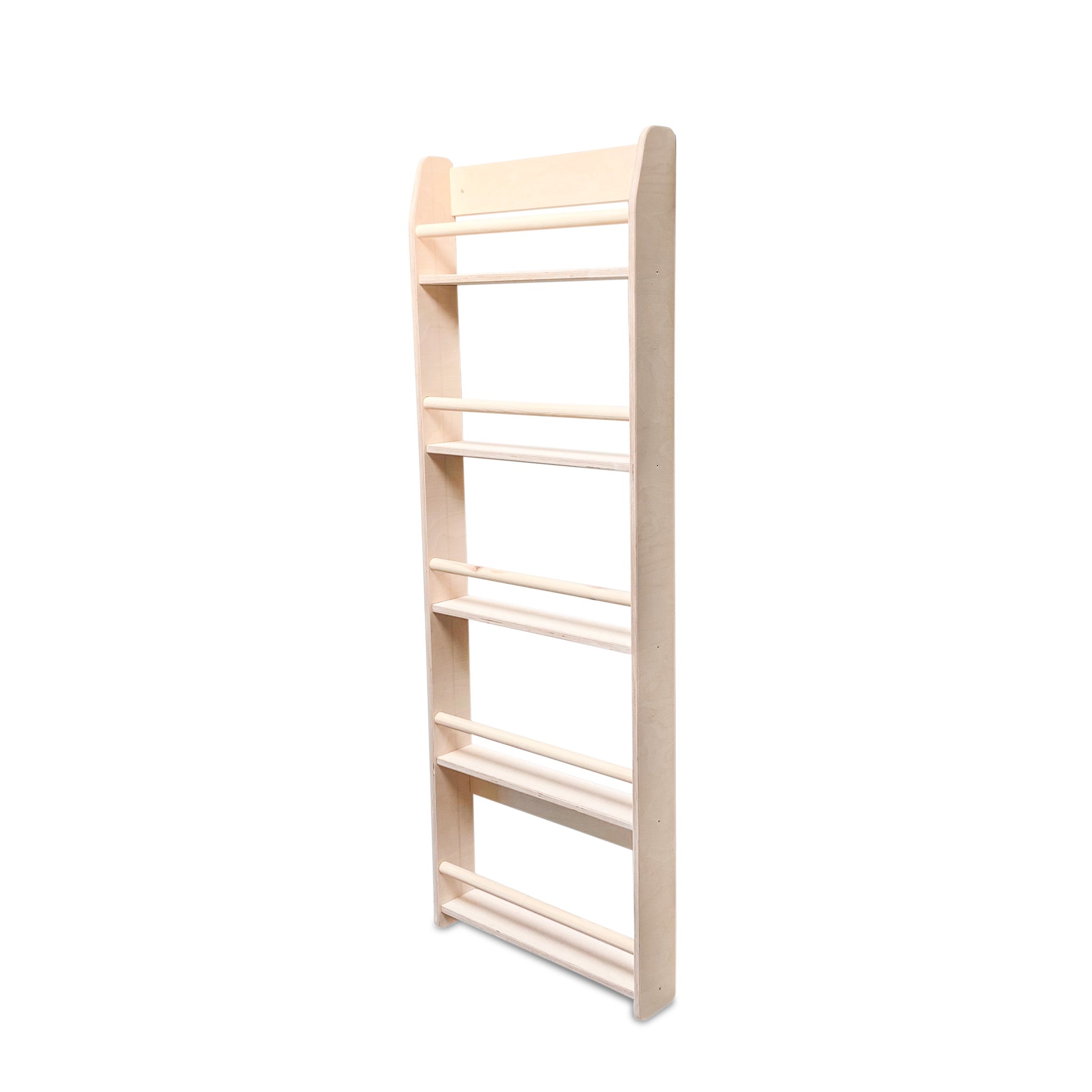 Montessori children's room bookshelf | 5 shelves - natural
